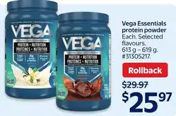 Walmart Vega Essentials protein powder offer