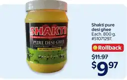 Walmart Shakti pure desi ghee offer