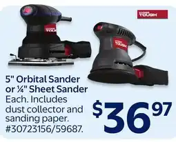 Walmart 5 Orbital Sander offer