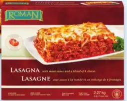 Walmart Roman family size lasagna offer