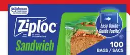 Walmart Ziploc snack, sandwich or freezer bags offer