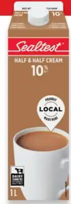 Walmart Sealtest 5% or 10% cream offer