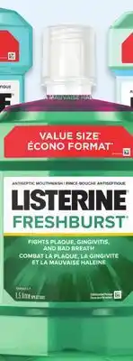 Walmart Listerine mouthwash offer