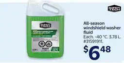 Walmart All-season windshield washer fluid offer