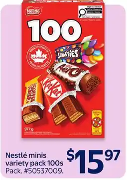 Walmart Nestlé minis offer