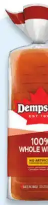 Walmart Dempster's whole wheat bread offer