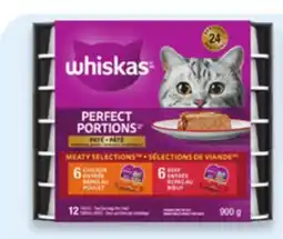 Walmart Whiskas Perfect Portions offer