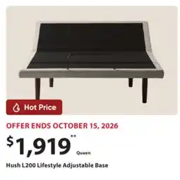Sleep Country Hush L200 Lifestyle Adjustable Base offer