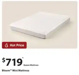 Sleep Country Bloom Mist Mattress offer