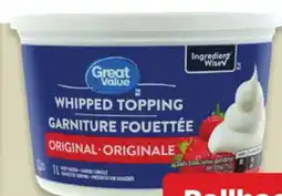 Walmart Great Value whipped topping offer