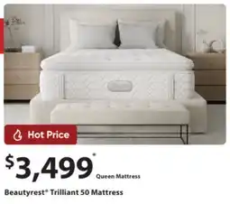 Sleep Country Beautyrest Trilliant 50 Mattress offer