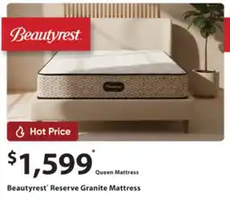 Sleep Country Beautyrest Reserve Granite Mattress offer