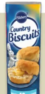 Walmart Pillsbury ready-to-bake country biscuits or cinnamon rolls offer