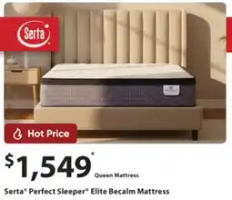 Sleep Country Serta Perfect Sleeper Elite Becalm Mattress offer