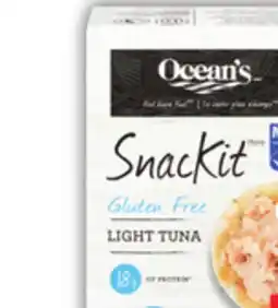 Food Basics OCEAN'S LIGHT ON SNACKIT TUNA offer