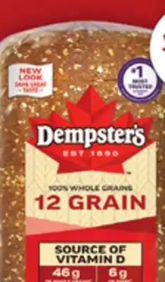 Food Basics DEMPSTER'S WHOLE GRAIN BREAD offer