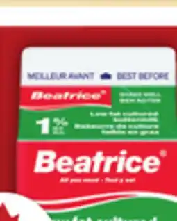 Food Basics LACTANTIA CREAM OR BEATRICE BUTTERMILK offer