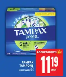 Food Basics TAMPAX TAMPONS offer