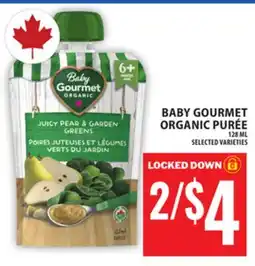 Food Basics BABY GOURMET ORGANIC PURÉE offer