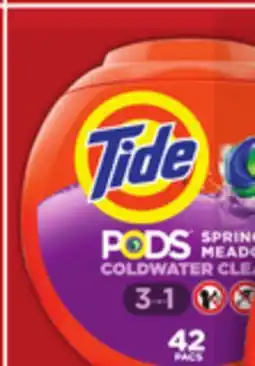 Food Basics TIDE LAUNDRY DETERGENT COLDWATER CLEANER PODS offer