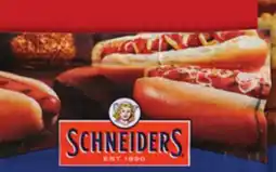 Food Basics SCHNEIDERS RED HOTs OR MAPLE LEAF TOP DOGS WIENERS offer