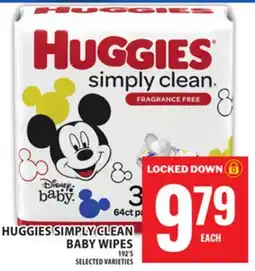 Food Basics HUGGIES SIMPLY CLEAN BABY WIPES offer
