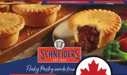 Food Basics SCHNEIDERS RED HOTS OR MAPLE LEAF TOP DOGS WIENERS OR SCHNEIDERS MEAT PIES offer
