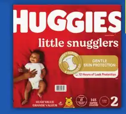 Food Basics HUGGIES LITTLE MOVERS, SNUGGLERS DIAPERS offer
