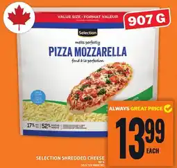 Food Basics SELECTION SHREDDED CHEESE offer