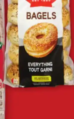 Food Basics VILLAGGIO BREAD OR DEMPSTER'S WHOLE GRAIN BREAD 600 BAGELS offer