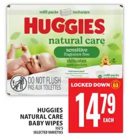Food Basics HUGGIES NATURAL CARE BABY WIPES offer