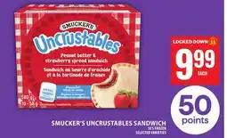 Food Basics SMUCKER'S UNCRUSTABLES SANDWICH offer