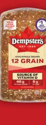 Food Basics VILLAGGIO BREAD, DEMPSTER'S WHOLE GRAIN BREAD OR BAGELS offer