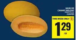 Food Basics HAMI OR CANARY MELONS offer