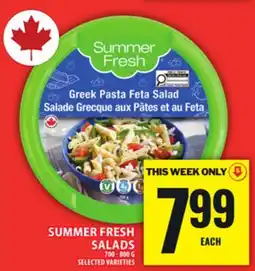 Food Basics SUMMER FRESH SALADS offer