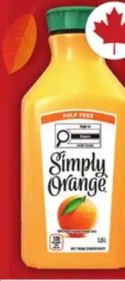 Food Basics BECEL MARGARINE 800 G SIMPLY ORANGE JUICE 2.25 L offer