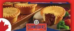 Food Basics SCHNEIDERS RED HOT'S OR MAPLE LEAF TOP DOGS WIENERS OR MEAT PIES offer