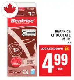 Food Basics BEATRICE CHOCOLATE MILK offer