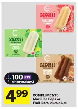 Foodland COMPLIMENTS Moxii Ice Pops or Fruit Bars offer