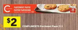 Foodland COMPLIMENTS Parchment Paper offer