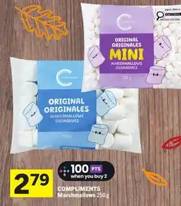 Foodland COMPLIMENTS Marshmallows offer