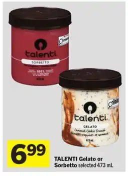 Foodland Gelato or Sorbetto offer