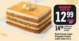 Foodland Real Cream Layer Pumpkin Cream Latte Cake offer