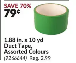 Princess Auto 1.88 in. x 10 yd Duct Tape, Assorted Colours offer