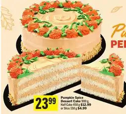 Foodland Pumpkin Spice Dessert Cake offer