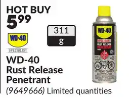 Princess Auto Rust Release Penetrant offer