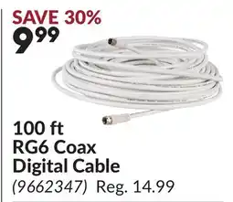 Princess Auto 100 ft RG6 Coax Digital Cable offer