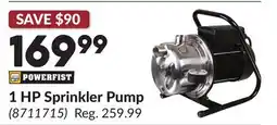 Princess Auto 1 HP Sprinkler Pump offer