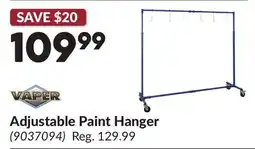 Princess Auto Adjustable Paint Hanger offer