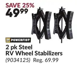 Princess Auto 2 pk Steel RV Wheel Stabilizers offer
